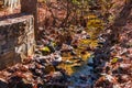 Little creek in Stone Mountain Park, USA Royalty Free Stock Photo