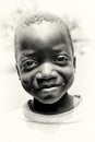 A Little crying baby girl from Ghana