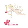 Little cupid Royalty Free Stock Photo