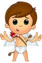 Little Cupid Character Royalty Free Stock Photo
