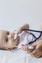 Little cute baby doctor Royalty Free Stock Photo