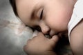 Little cute baby sleeping Royalty Free Stock Photo