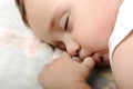 Little cute baby sleeping Royalty Free Stock Photo