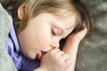 Little cute baby sleeping Royalty Free Stock Photo