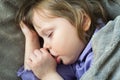 Little cute baby sleeping Royalty Free Stock Photo