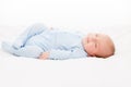 Little cute newborn baby child sleeping Royalty Free Stock Photo