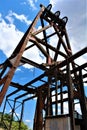 Little Daisy Mine, Audrey Shaft Head Frame, Jerome, Arizona, United States