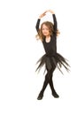 Little dancer girl twirl Royalty Free Stock Photo