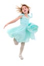 Little Dancing Girl. Royalty Free Stock Photo