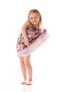 Little dancing girl Royalty Free Stock Photo