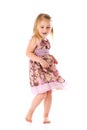 Little dancing girl Royalty Free Stock Photo