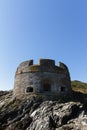 Little Dennis sea defence fort, Pendennis Castle Falmouth Royalty Free Stock Photo