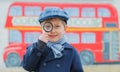 Little detective Royalty Free Stock Photo