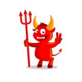 Little Devil or Demon character Royalty Free Stock Photo