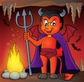 Little devil theme image 3 Royalty Free Stock Photo