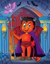 Little devil theme image 2 Royalty Free Stock Photo