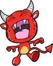 Little Devil Vector Illustration Royalty Free Stock Photo