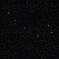Little Dipper constellation in night sky Royalty Free Stock Photo