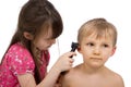 Little Doctor With Otoscope