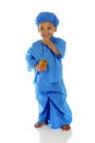 Little Doctor Taking Pills Royalty Free Stock Photo