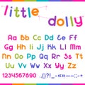 Little Dolly funny kid font
