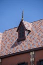 Little dormer and a new roof with roofing tile Royalty Free Stock Photo