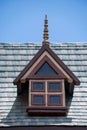 Little dormer and a new roof with roofing tile Royalty Free Stock Photo