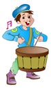 Little Drummer Boy, illustration Royalty Free Stock Photo