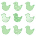 Little Duckies, Pastel Green