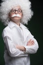 Little Einstein. Royalty Free Stock Photo