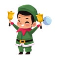 little elf with bells