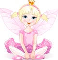 Little fairy ballerina