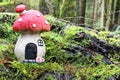 Little fairytale mushroom house Royalty Free Stock Photo