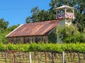 Little farm barn in Napa Valley