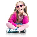 Little fashion girl Royalty Free Stock Photo