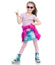 Little fashion girl Royalty Free Stock Photo