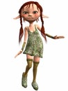 Little Female Troll Royalty Free Stock Photo