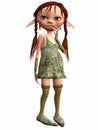 Little Female Troll Royalty Free Stock Photo