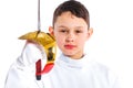 Little fencer Royalty Free Stock Photo