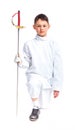 Little fencer Royalty Free Stock Photo