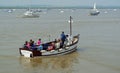 Little Ferry across the river Deben at Felixstowe Ferry.