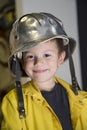 Little firefighter Royalty Free Stock Photo