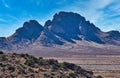 Little Florida Mountains at Rockhound State Park Royalty Free Stock Photo