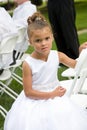 Little Flower Girl Royalty Free Stock Photo