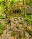 Waterfall in park Berendeyevo Tsarstvo, Sochi, Russia