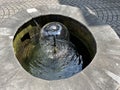 Little fountain on the park