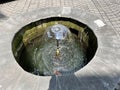 Little fountain on the park