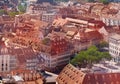 Little France - Strasbourg downtown from above, France