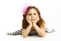 little girl 5 years old Royalty Free Stock Photo