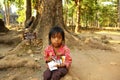 Little Girl in Angkor Wat, Cambodia